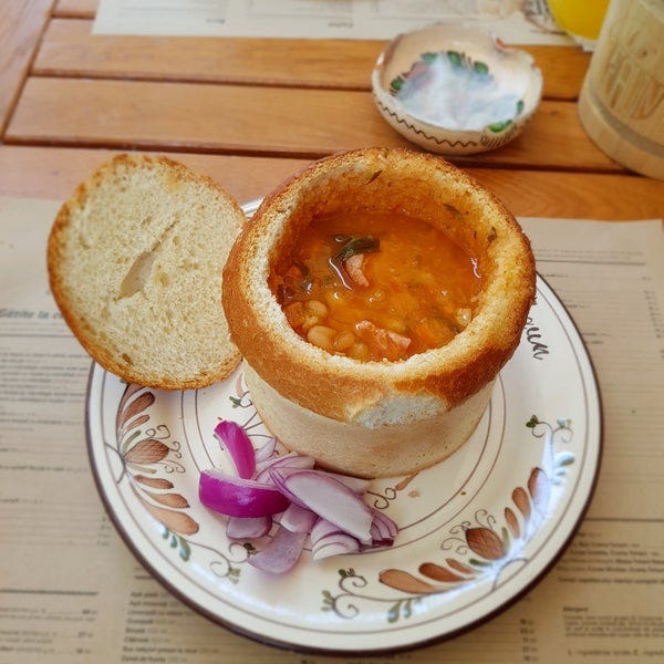 Traditional bean soup