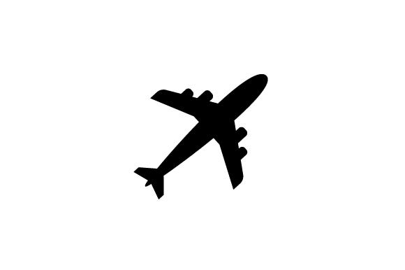 Airplane Silhouette (Travel SVG & Crafts)