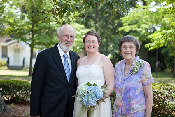 Norris and Janet at Wedding