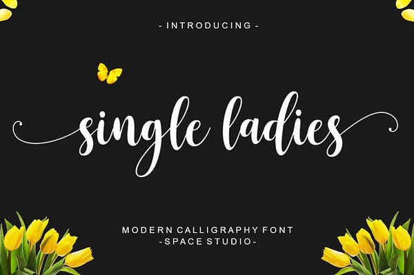 Single Ladies Font Free Download