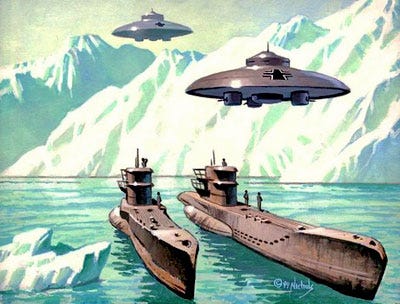 Did the U.S. Navy fight against UFOs to protect a Nazi stronghold in A