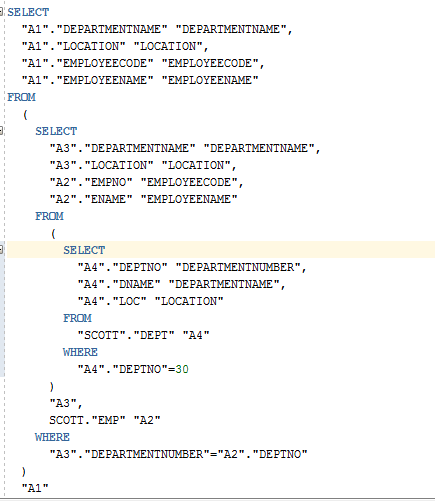 How to retrieve the underlying SQL for a view