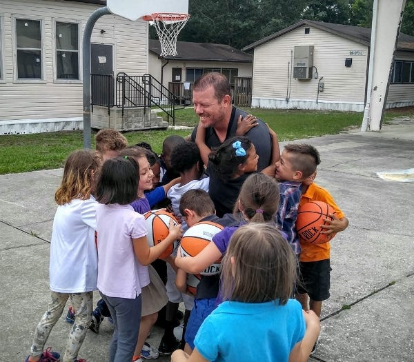 The moments that make it all worth it. | Source: Basketball Cop Foundation