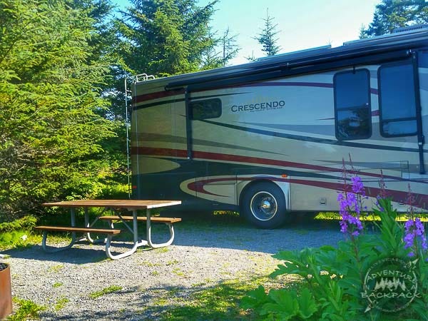 Camping in Anchor Point is a great alternative to Homer Alaska, which is much more crowded.