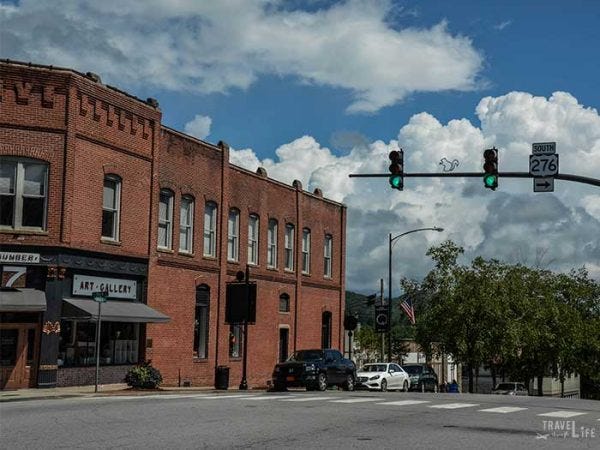 Weekend Things to Do in Brevard NC Main Street Image