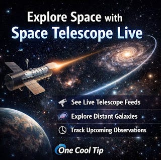 Explore Space with Space Telescope Live