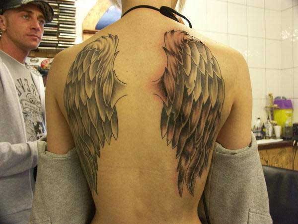 wing tattoo female