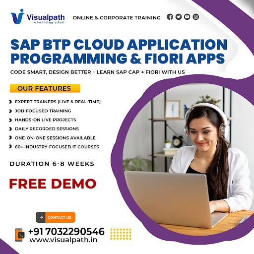 SAP BTP CAP Training | SAP BTP CAP Training Online