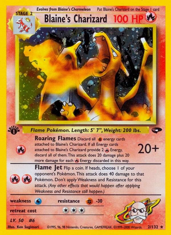 Blaine’s Charizard [1st Edition] #2 ermalalibali.com