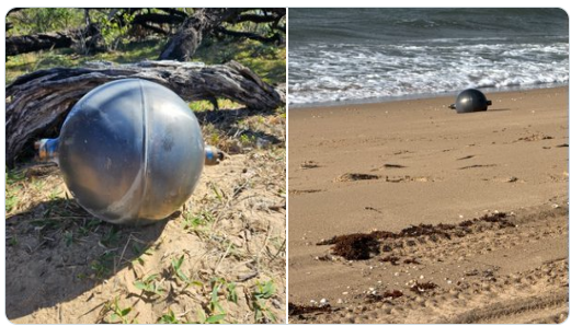 Mysterious metal balls from space