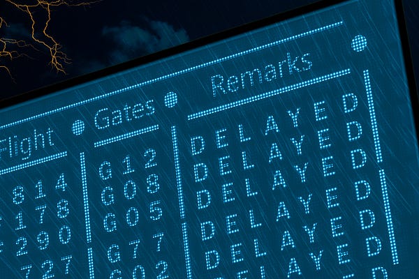 Delayed flights
