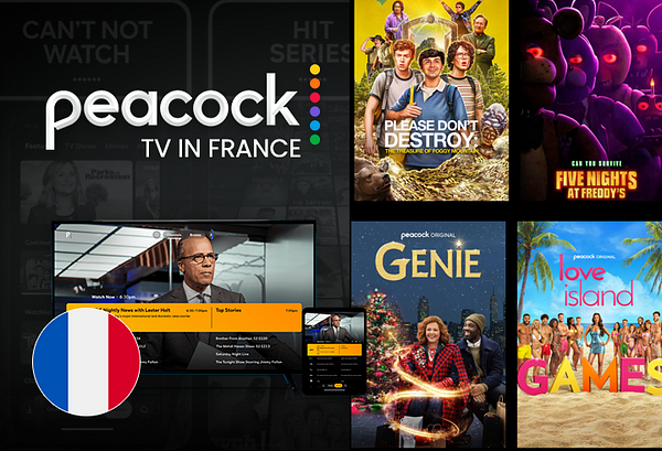 Peacock TV in France