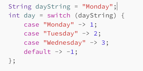 Switch Expression