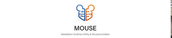 Building MOUSE, a free Markdown Outline Tool, using iPad Safari and AI