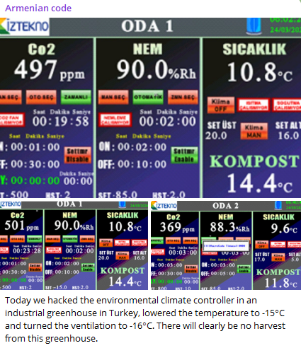 Dark Web Intelligence reports an attack on Turkish SCADA/HMI systems