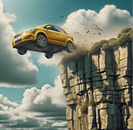 ChatGPT, help. My car is hanging off a cliff.