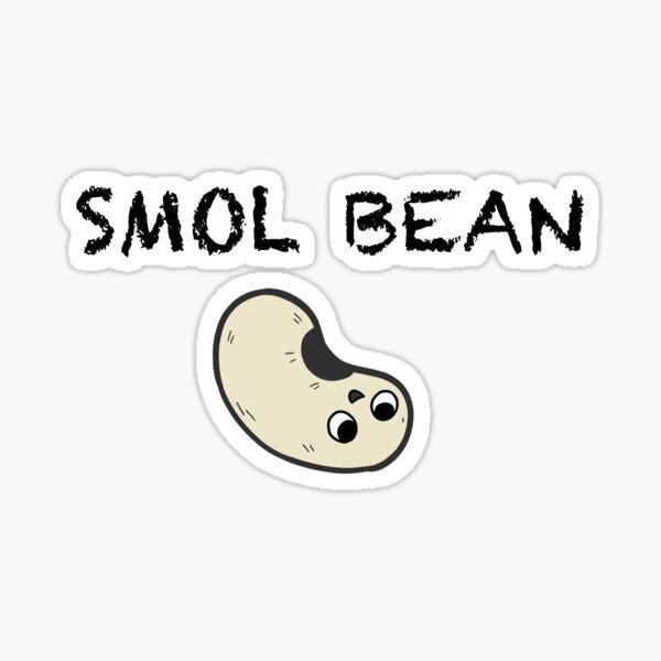 Just a funny small bean figure.