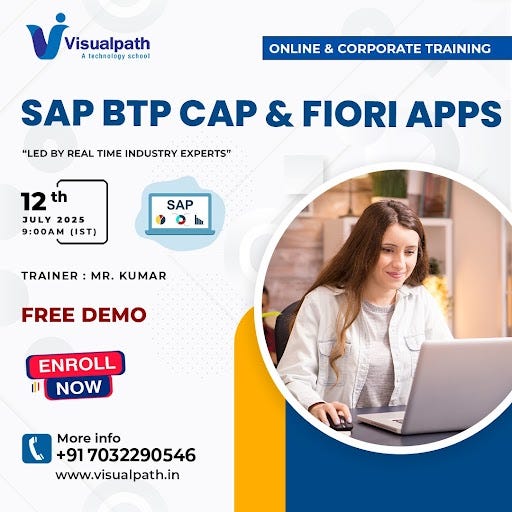Upcoming Free Demo — SAP BTP CAP & Fiori Apps Training