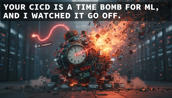 Your CI/CD Is a Time Bomb for ML, and I Watched It Go Off