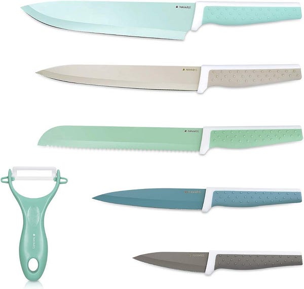 Navaris 6-Piece Peeling Knife Set — Best Knife Sets on Amazon — WALFOSBRAND.COM