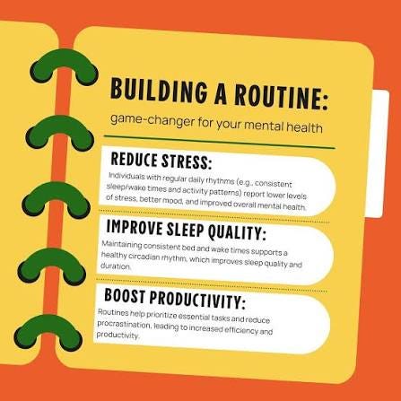 Daily Activities Require Intentional Structure