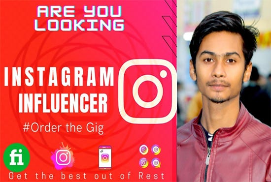 I will search for right instagram, tiktok ,youtube influencers