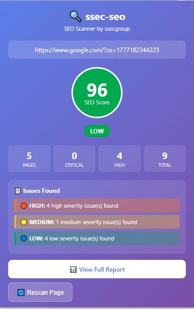 How I Built a Free SEO Scanner Browser Extension (And Why You Might Find It Useful)