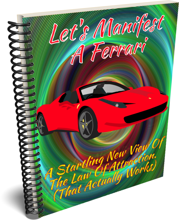 “Let’s Manifest A Ferrari” ebook cover