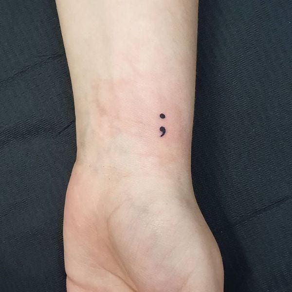 Semicolon Tattoo