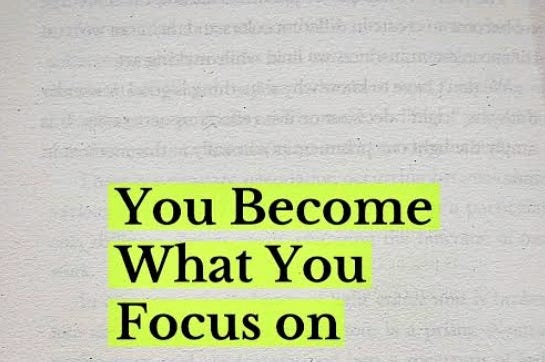 I am still learning to believe that “You become what you believe.”