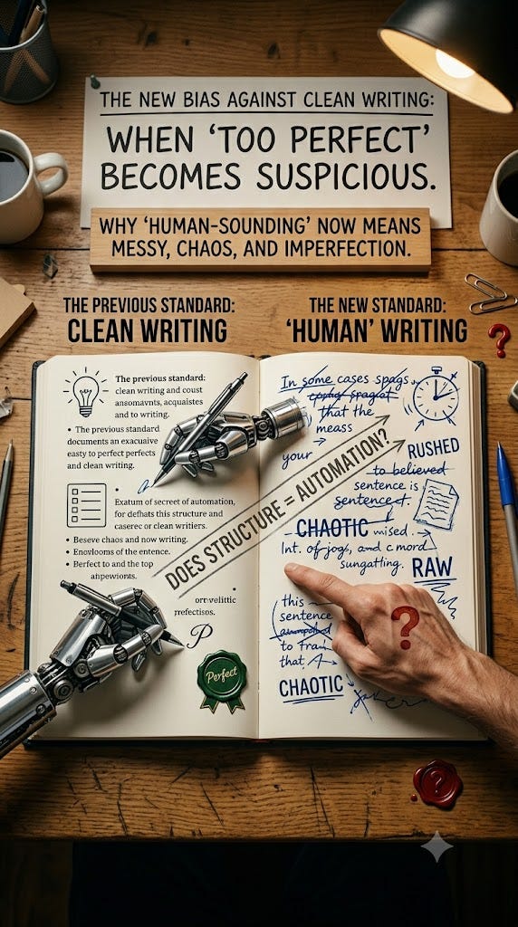 When “Too Perfect” Becomes Suspicious: The New Bias Against Clean Writing