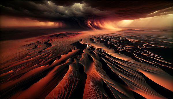 “Red Planet Rethink: Mars’ Dark Streaks Revealed as Dust Deception”