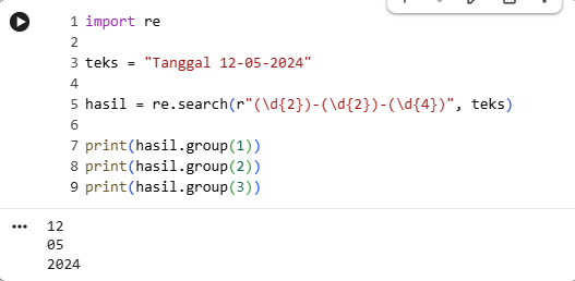 Tugas Pemro 2 : Regex (1/2)