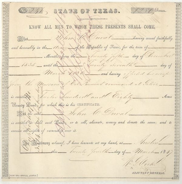 Surviving Goliad — the Story of John C. Duval Save Texas History Medium