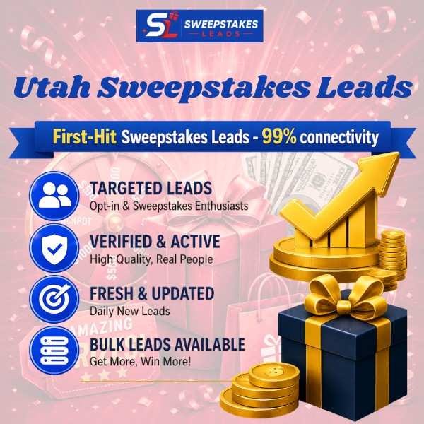 Utah Sweepstakes Leads
