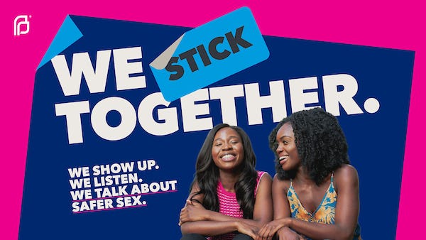 We stick together. We show up. We listen. We talk about safer sex.