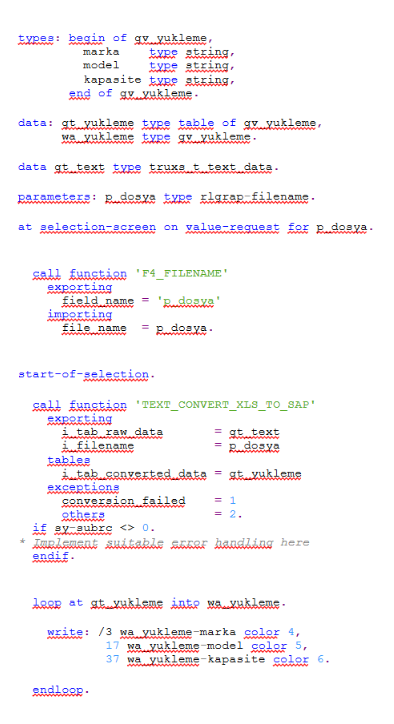 EXCEL TO ALV-SAP | ABAP