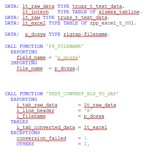 EXCEL TO INTERNAL TABLE-SAP|ABAP