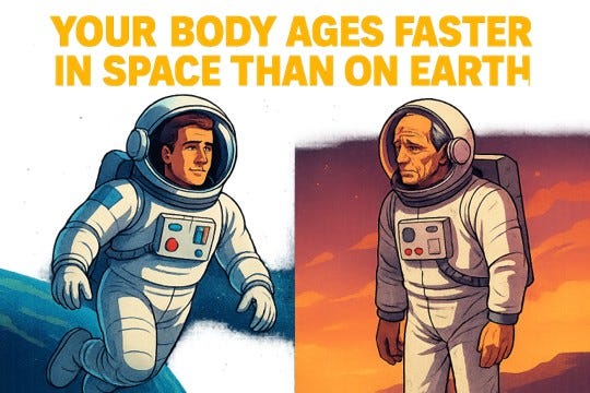 Your Body Ages Faster in Space Than on Earth