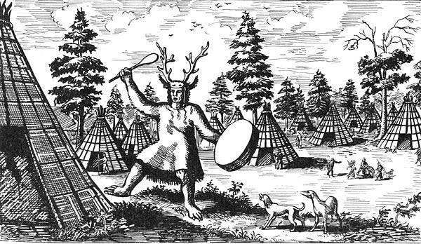 Siberian shaman, by the Dutch explorer Nicolaes Witsen, late 17th century