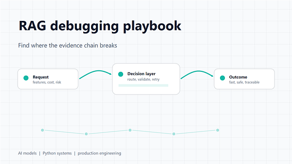 RAG Is Failing Quietly: A Debugging Playbook for Python Teams