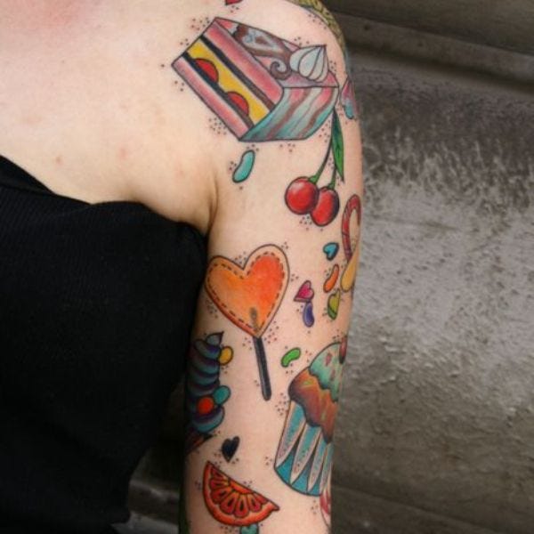 Candy and Sweets Tattoo