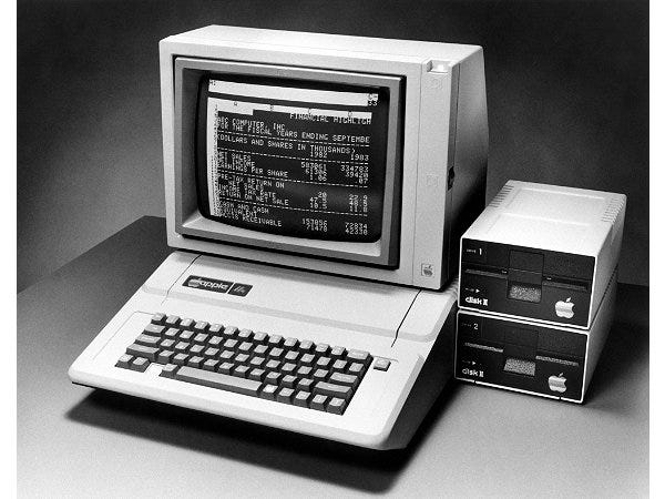Apple II and Visicalc