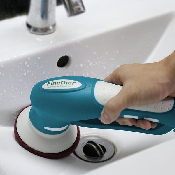 5 Battery Operated Tile And Shower Scrubbers That Make Cleaning Easier 4 Finether Shower Tub And Tile Power Scrubber Brush