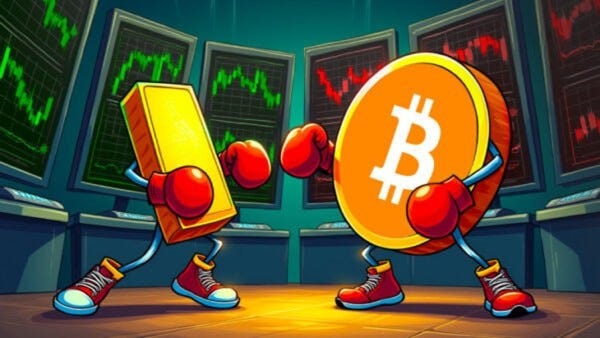 Gold Outperforms in 2025 as Bitcoin Posts Its Weakest Annual Showing