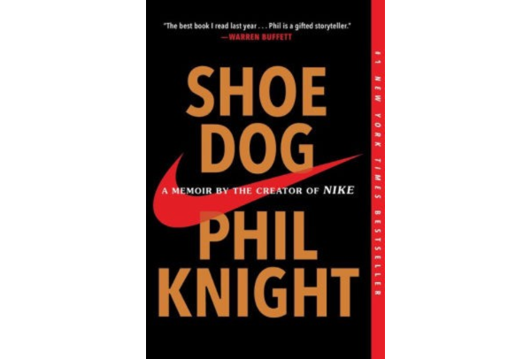 An image of Shoe Dog’s cover.