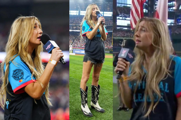 Ingrid Andress, national anthem, Home Run Derby, controversy, social media, Fergie