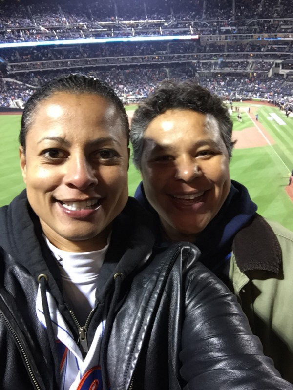 My sister & I at the 2015 World Series, Flushing, NY