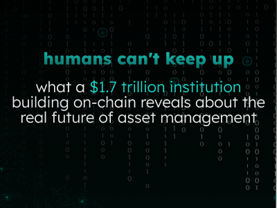 When Finance Moves at Block Speed, Humans Lose