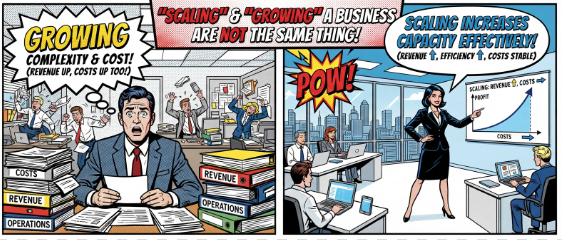 “Scaling” and “Growing” A Business Are Not The Same Thing